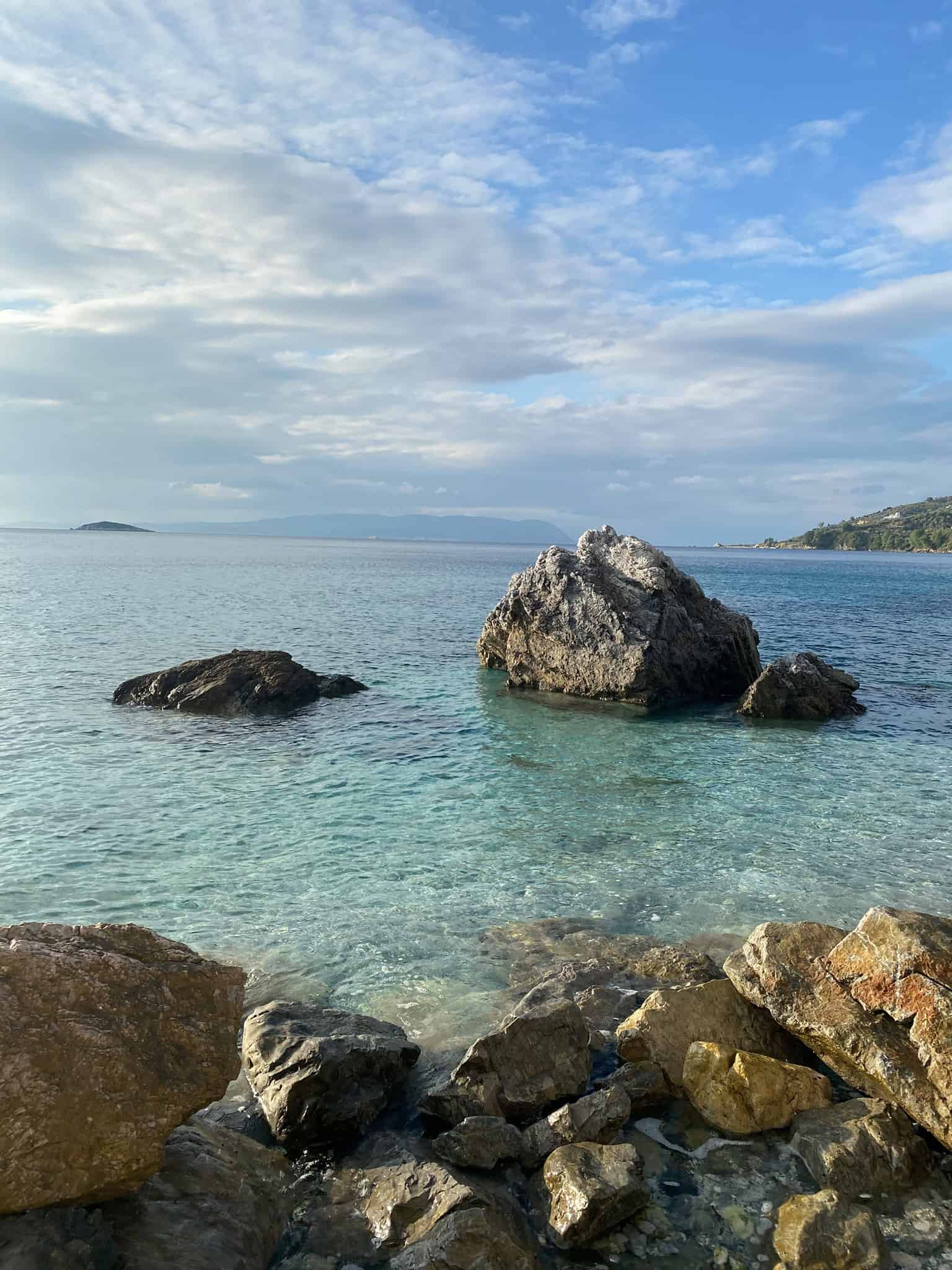 A serene beach on the island of Kos