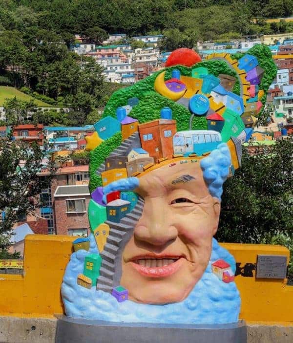 Street Art of Gamcheon Culture Village in Busan, South Korea