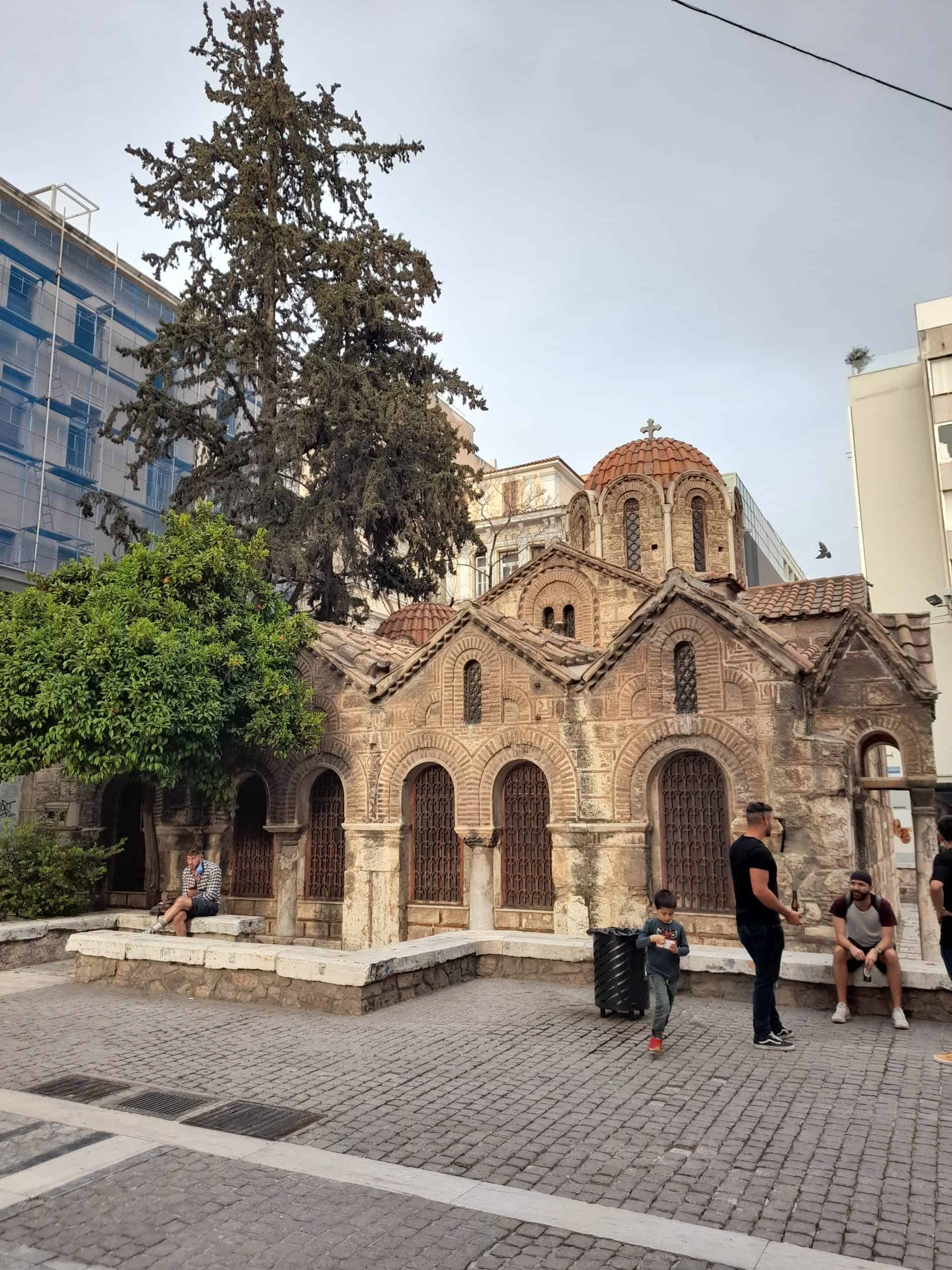 The Church of the Holy Cross in Athens