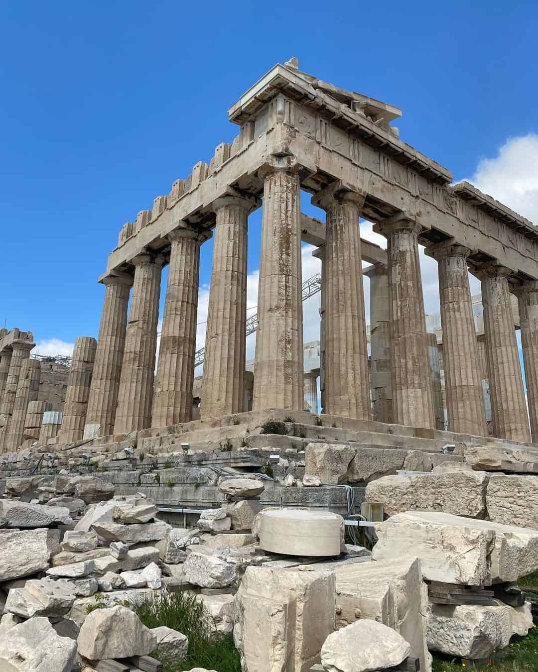 The Parthenon in Athens, Greece