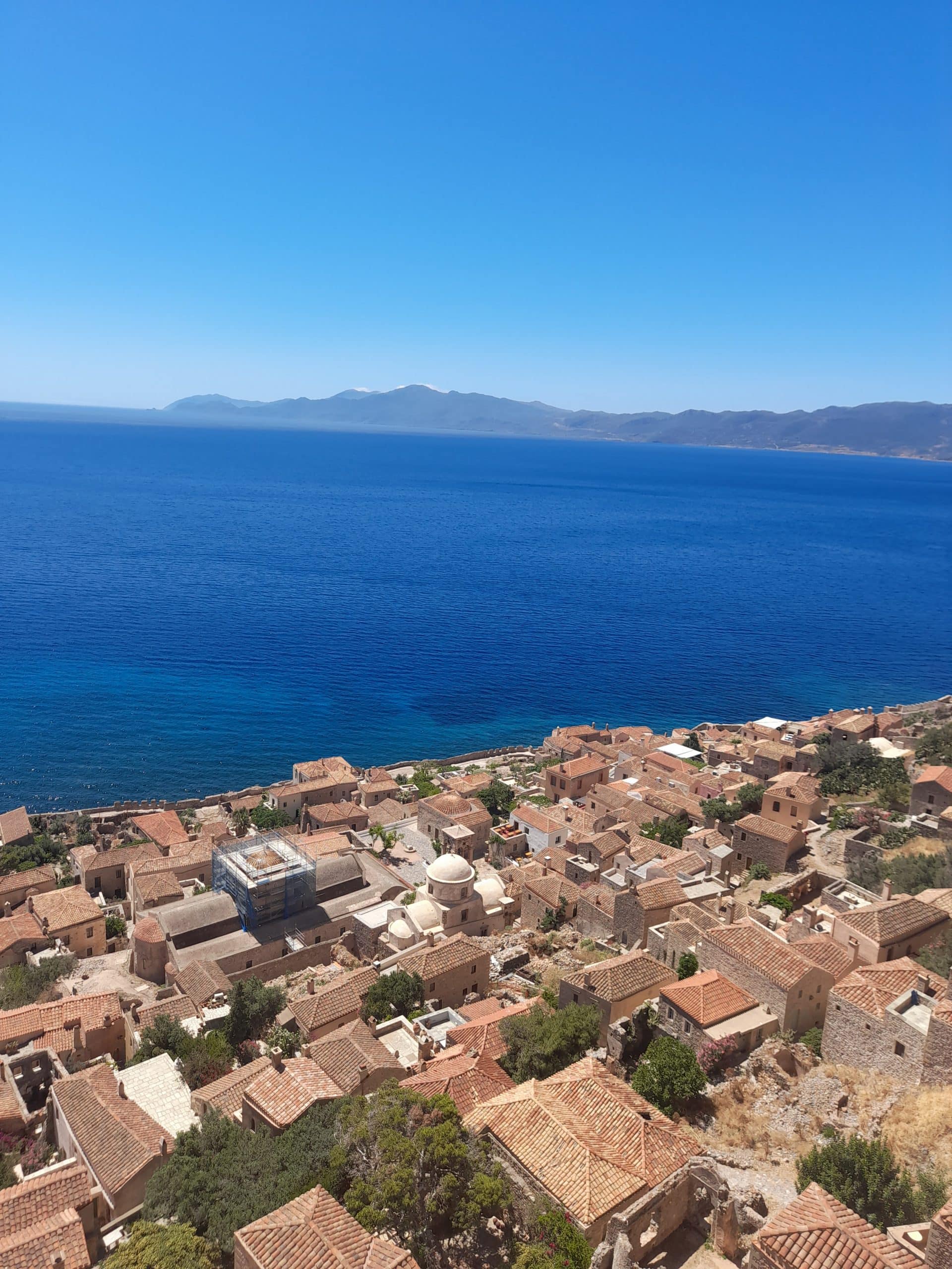 A panoramic view from the hilltop