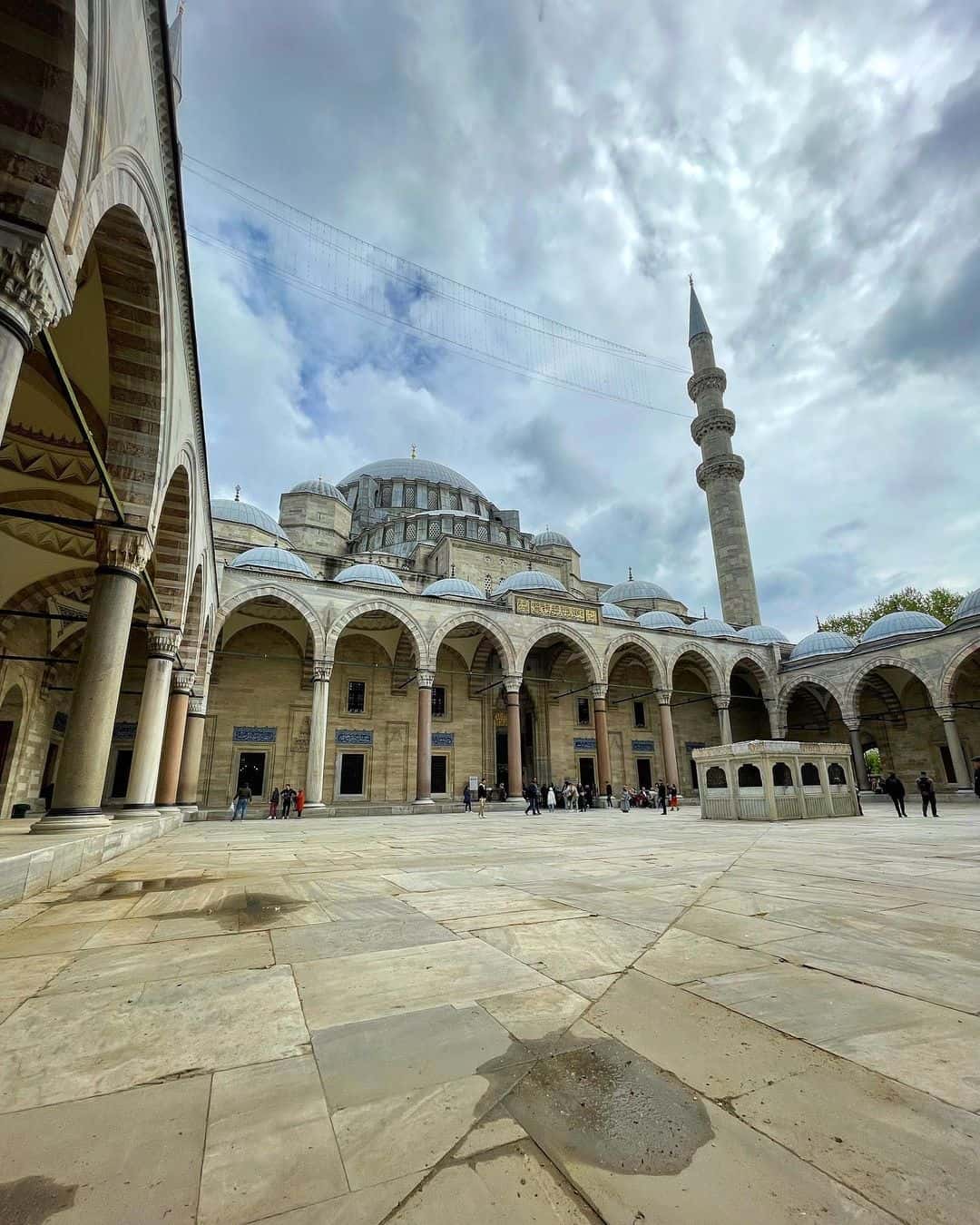 A stunning view of the Blue Mosque in Istanbul