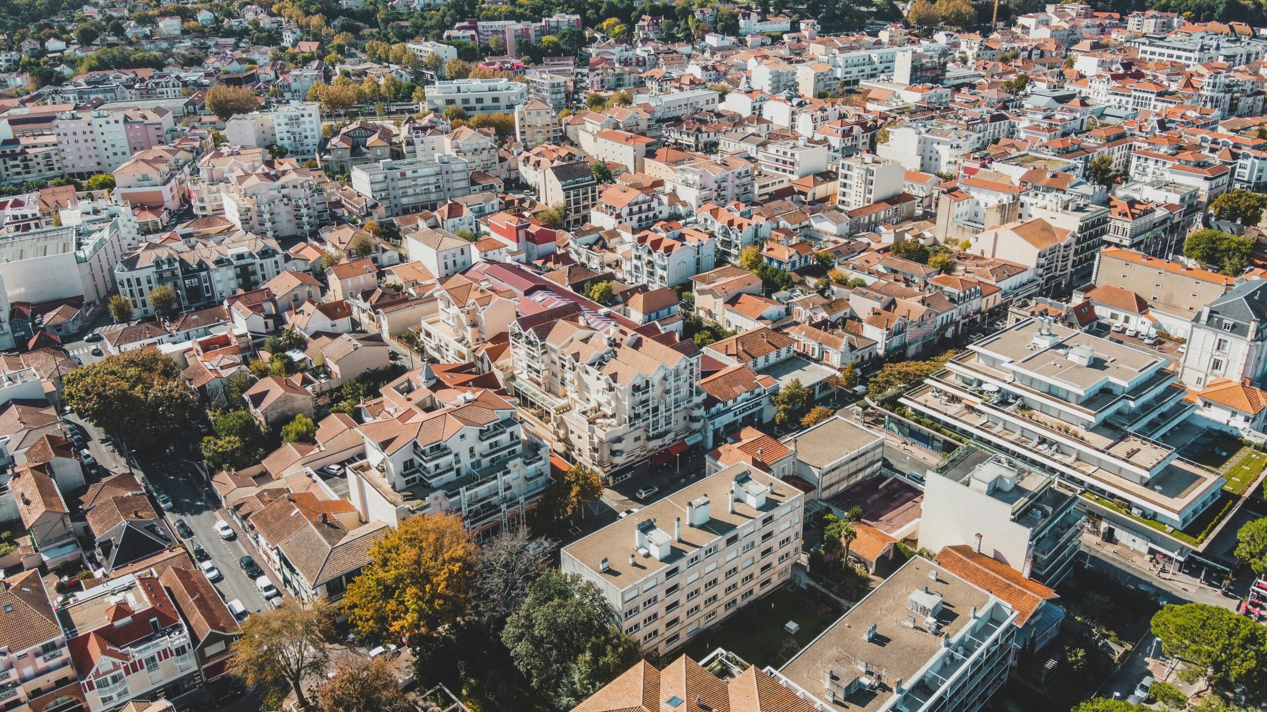 Aerial view of Paris, France