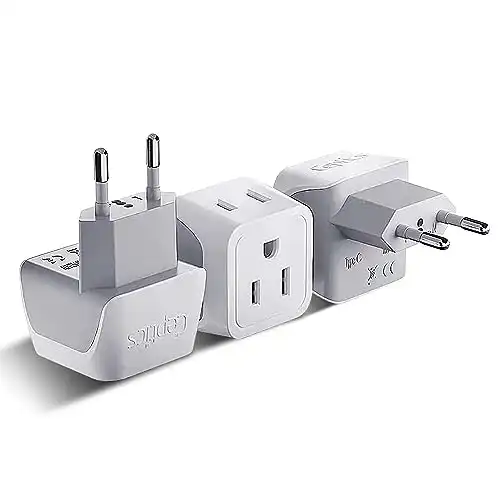 Ceptics European Plug Adapter