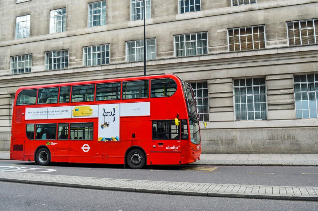 Red double-decker bus