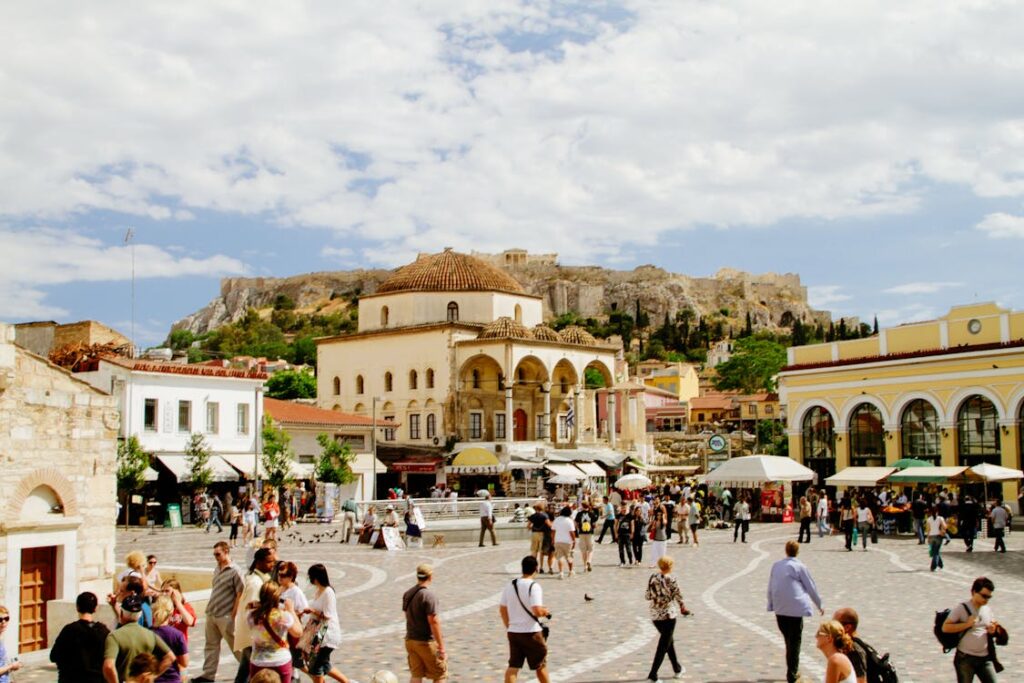 Monastiraki Square in Greece