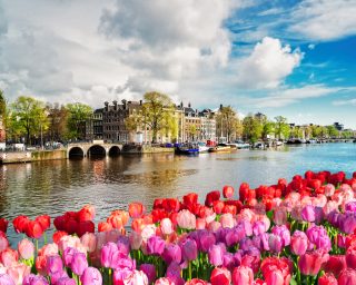 Amstel canal, Amsterdam