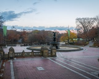 Bethesda Terrace and Fountain in Central Park - New York, USA