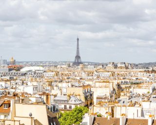 Cityscape view of Paris