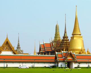 Grand Palace and Temple of Emerald Buddha complex in Bangkok