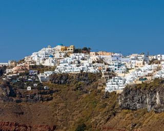 Imerovigli on Santorini Island