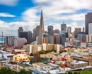 San Francisco, California, USA Skyline in the Day