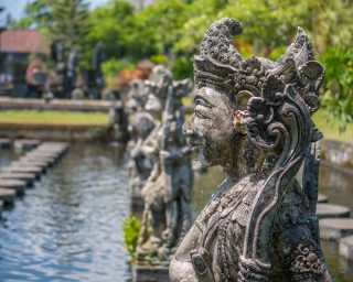 Statue at the Water Palace, Bali