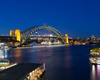 Sydney Harbour Bridge at Dusk