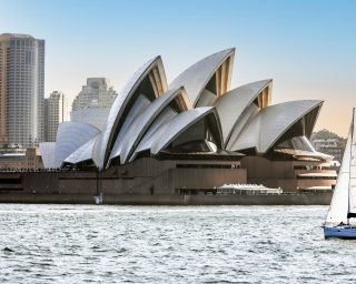 Sydney Opera House at sunset