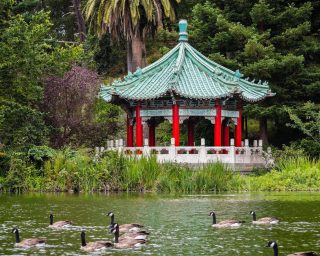 The Chinese Pavilion in Golden Gate Park