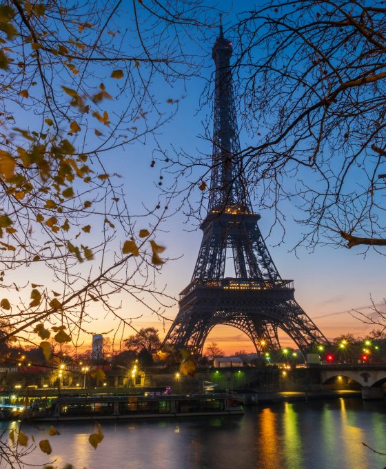 The Eiffel tower in Paris