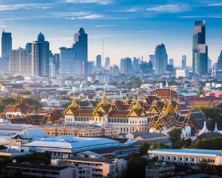 The Grand Palace of Bangkok, Thailand.