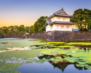 Tokyo, Japan at the Imperial Palac