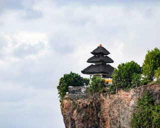 View of Uluwatu Temple in Bali, Indonesia