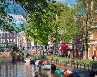 Water Canal in Amsterdam